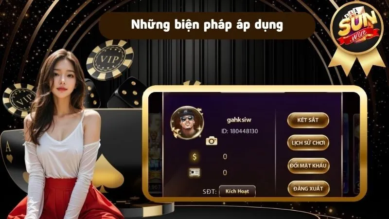 Những biện pháp áp dụng ở cổng game